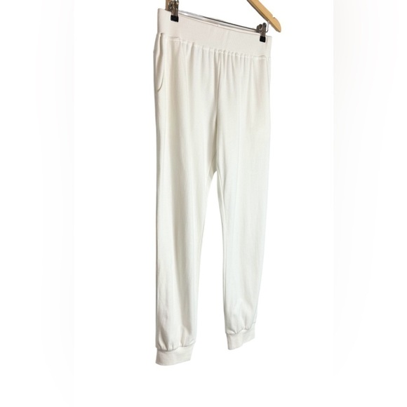 Young Fabulous Broke Jogger Pants Size Large Pockets Pull On Relaxed White - Picture 3 of 8